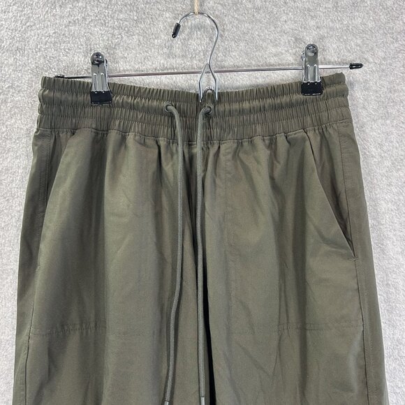 Old Navy XS Olive Green StretchTech Cargo Joggers Dry Quick Elastic Hem Athleisu - Picture 11 of 13